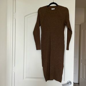 Midi sweater dress